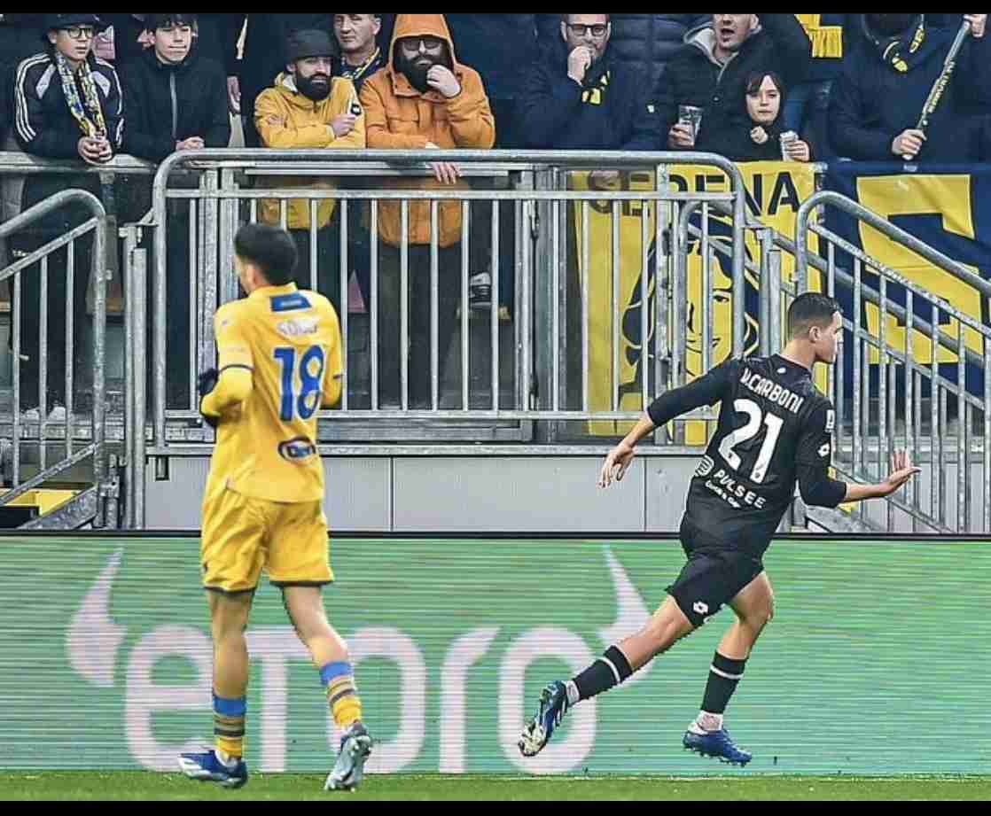 Carboni Valentin infortunio