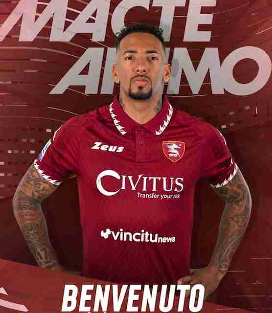 Jerome Boateng ufficiale Salernitana