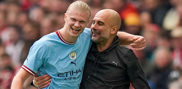 Manchester Haaland e Guardiola