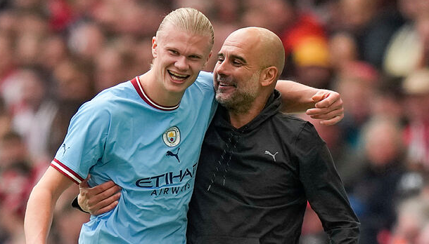 Manchester Haaland e Guardiola