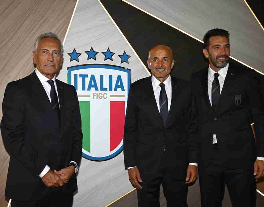 Italia Gravina Spalletti Buffon