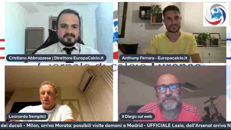 Semplici a EuropaCalcio.it