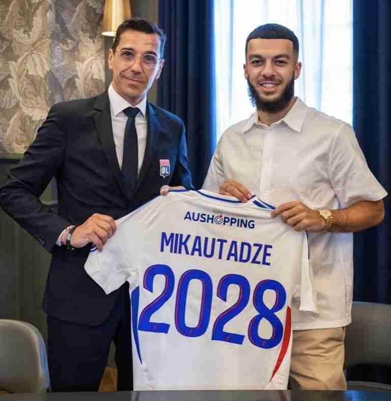 Mikautadze Lione ufficiale