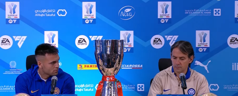 Inter-Milan Lautaro Inzaghi Supercoppa