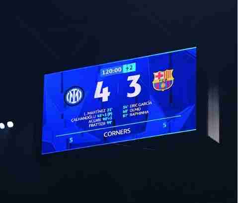 Inter Barcellona 4-3