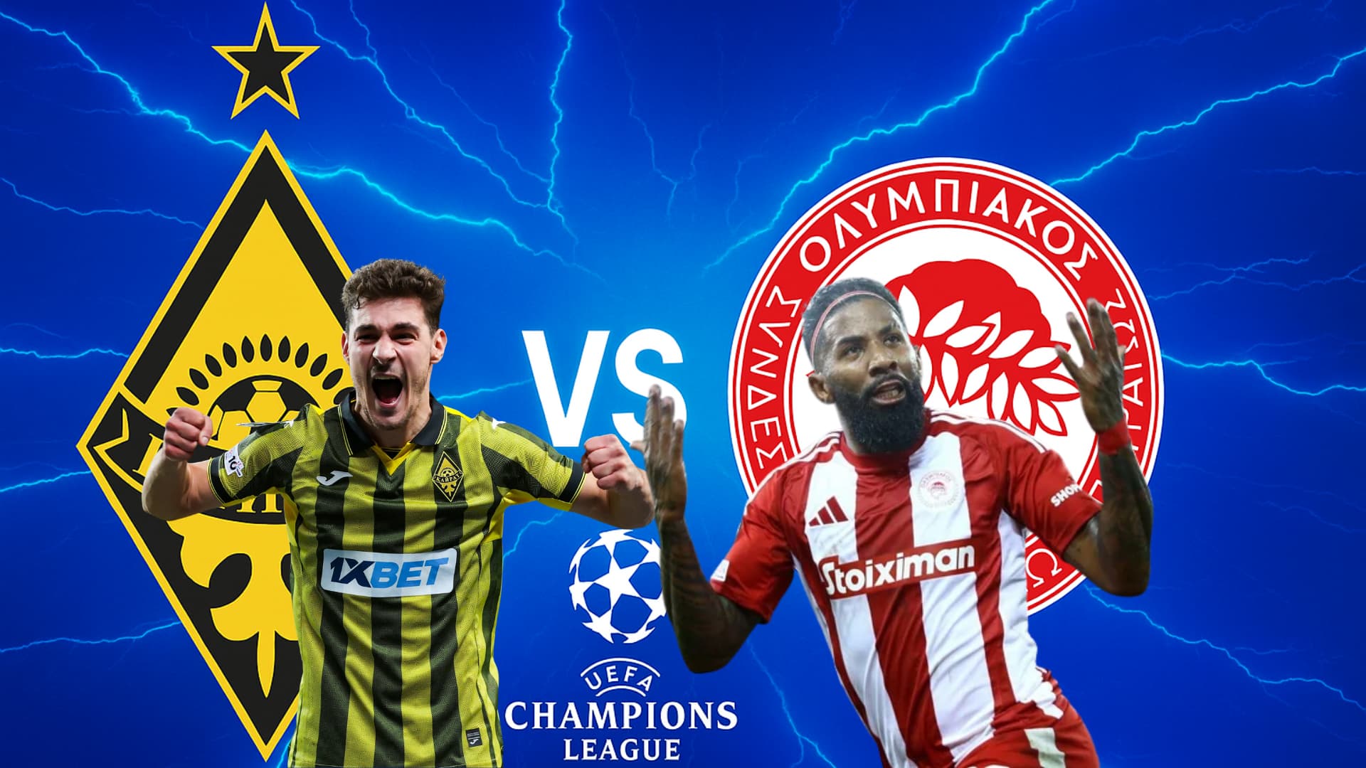 Champions League Kairat Almaty vs Olympiacos Piraeus