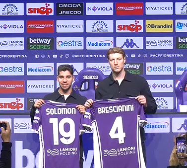 Fiorentina - Brescianini e Solomon