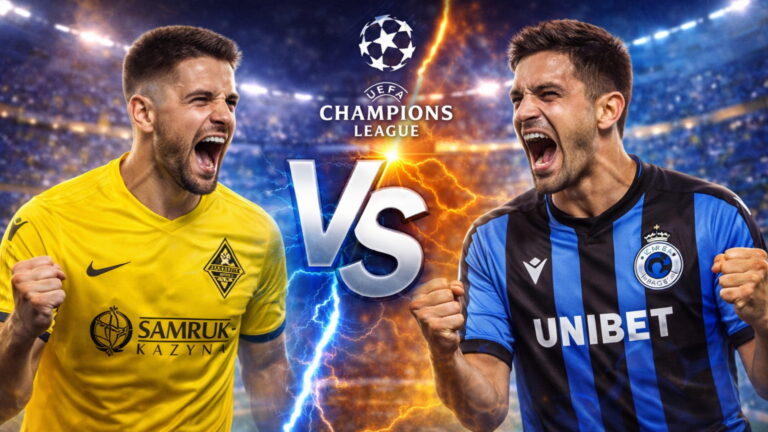 Kairat Almaty vs Club Brugge Champions League