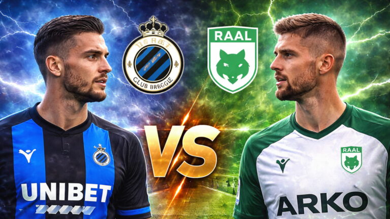 Pronostico Club Brugge vs RAAL La Louvière Jupiler Pro League