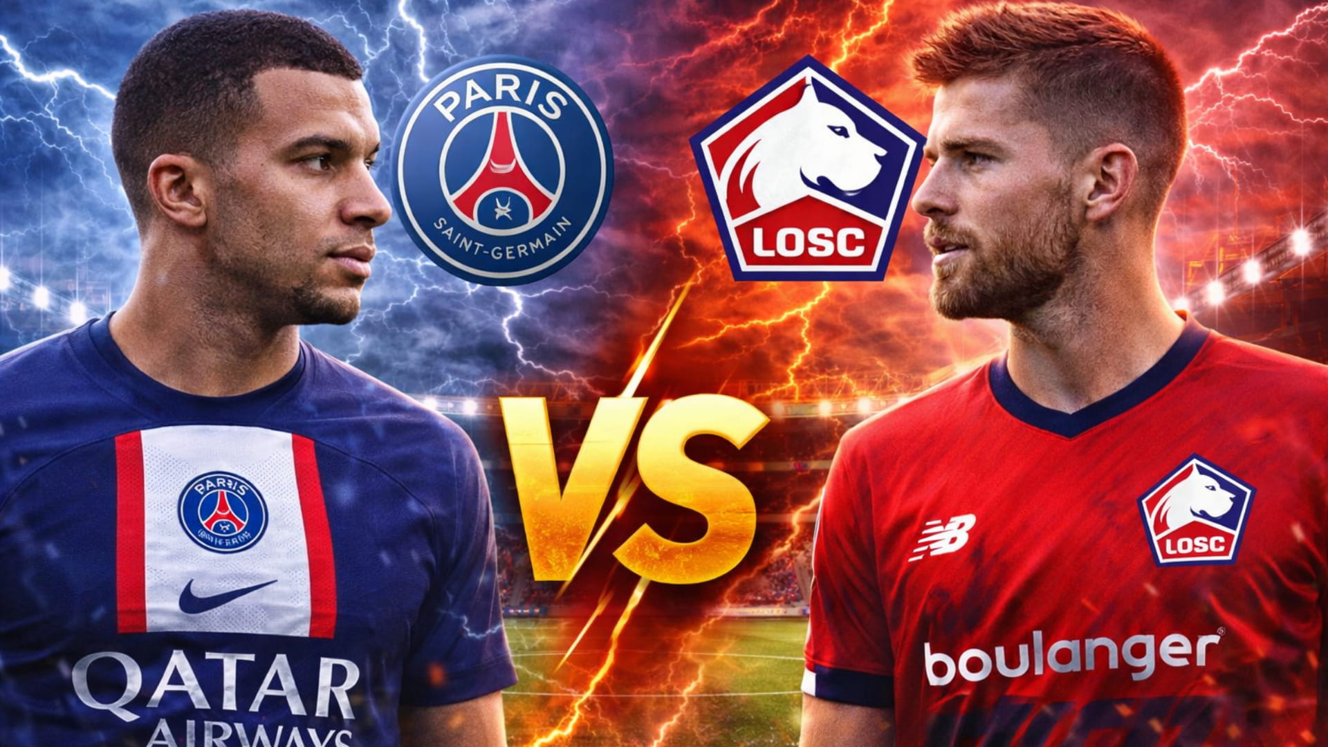 PSG vs Lille Ligue 1