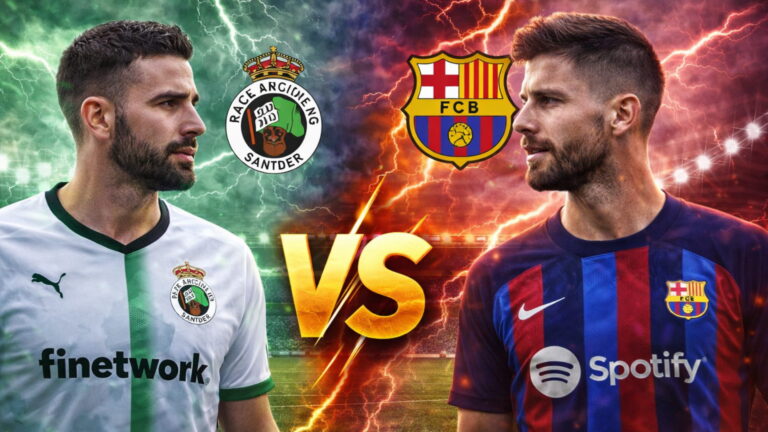 Racing Santander vs Barcelona | Copa del Rey